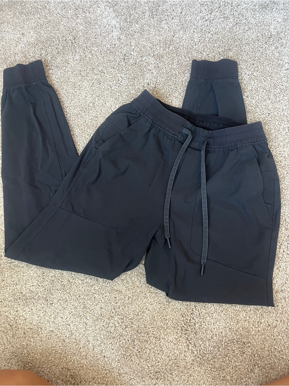 Mens Lululemon Dark Gray Drawstring Joggers